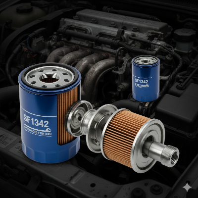 فیلتر روغن SF1342 بهینهسازی شده برای موتور XU7